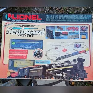 Vintage Lionel Seaboard Die Cast Train Set